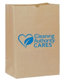 The Cleaning Authority Care paper bag